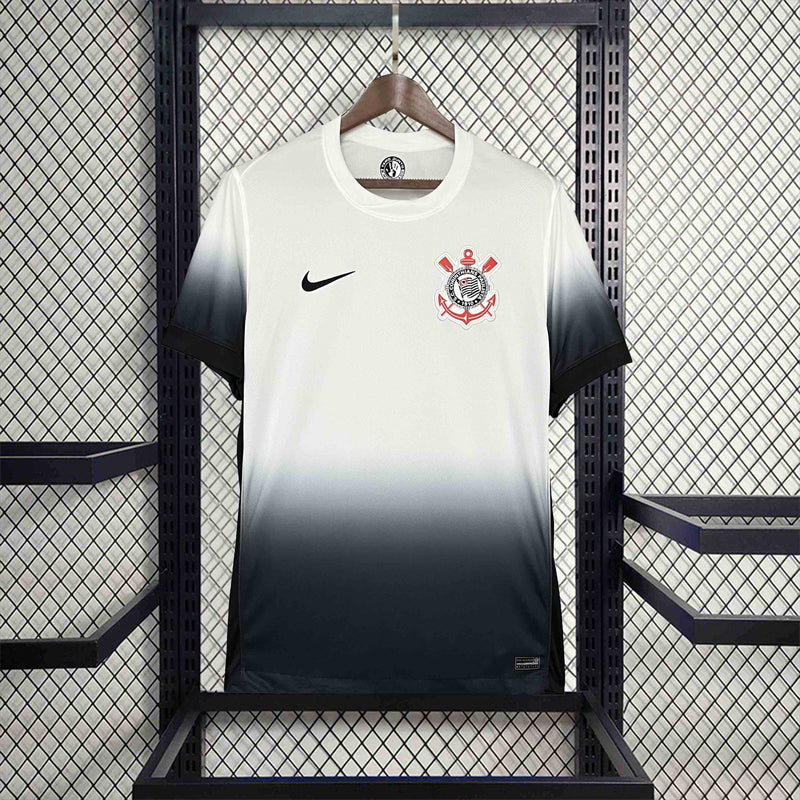 CAMISA DO CORINTHIANS 24/25 PRETO E BRANCO