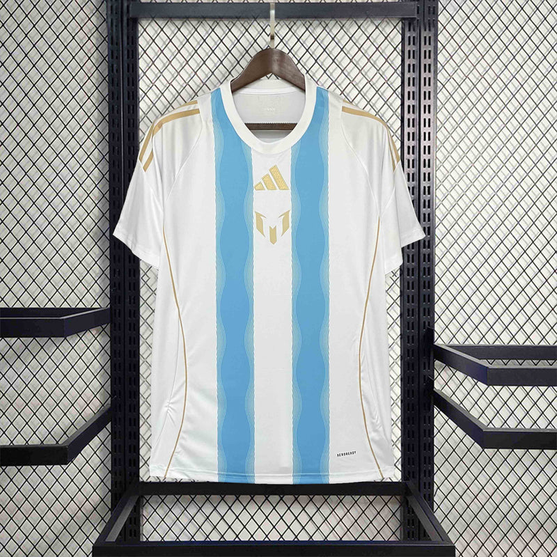 CAMISA DA SELEÇÃO DA ARGENTINA 25/26 BRANCO E AZUL