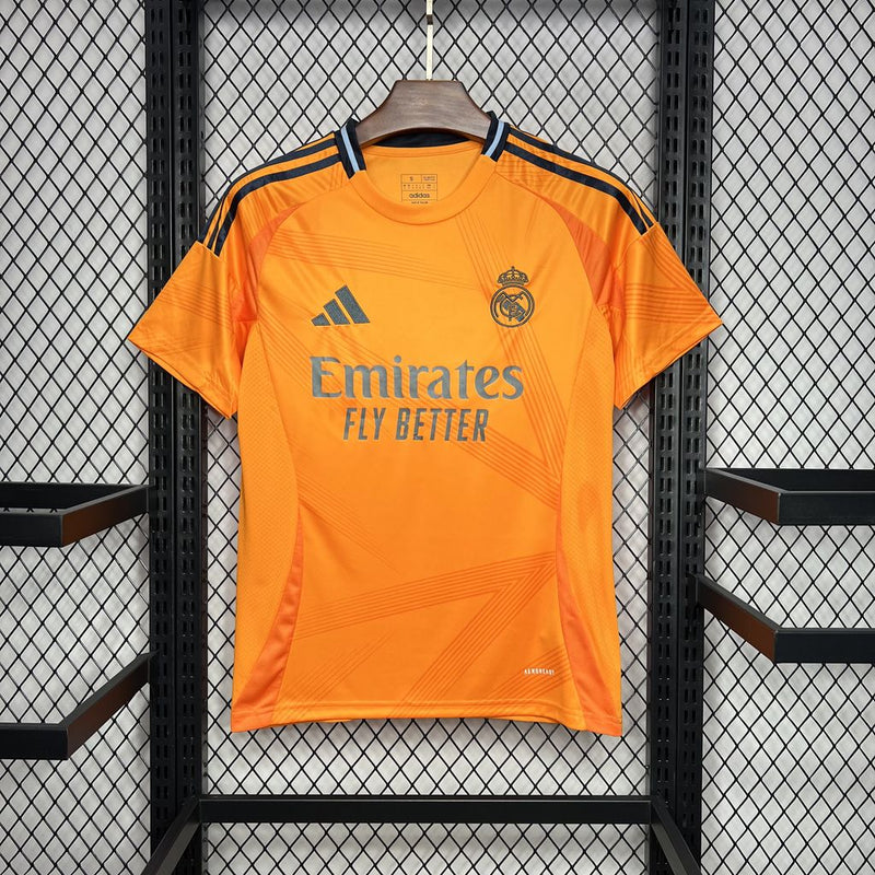 CAMISA DO REAL MADRID 24/25 LARANJA