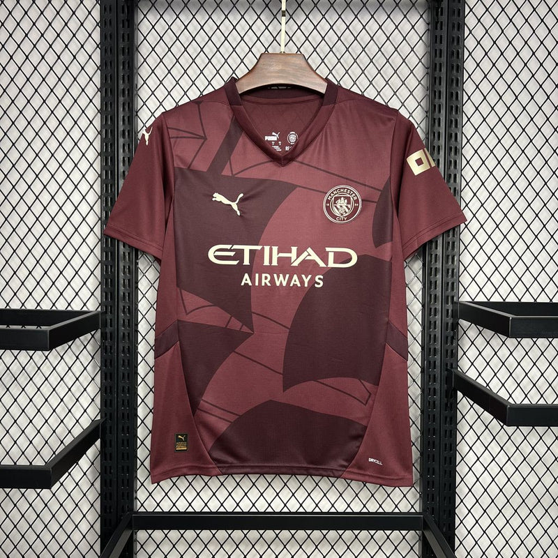 CAMISA DO MANCHESTER CITY 24/25 VERMELHO