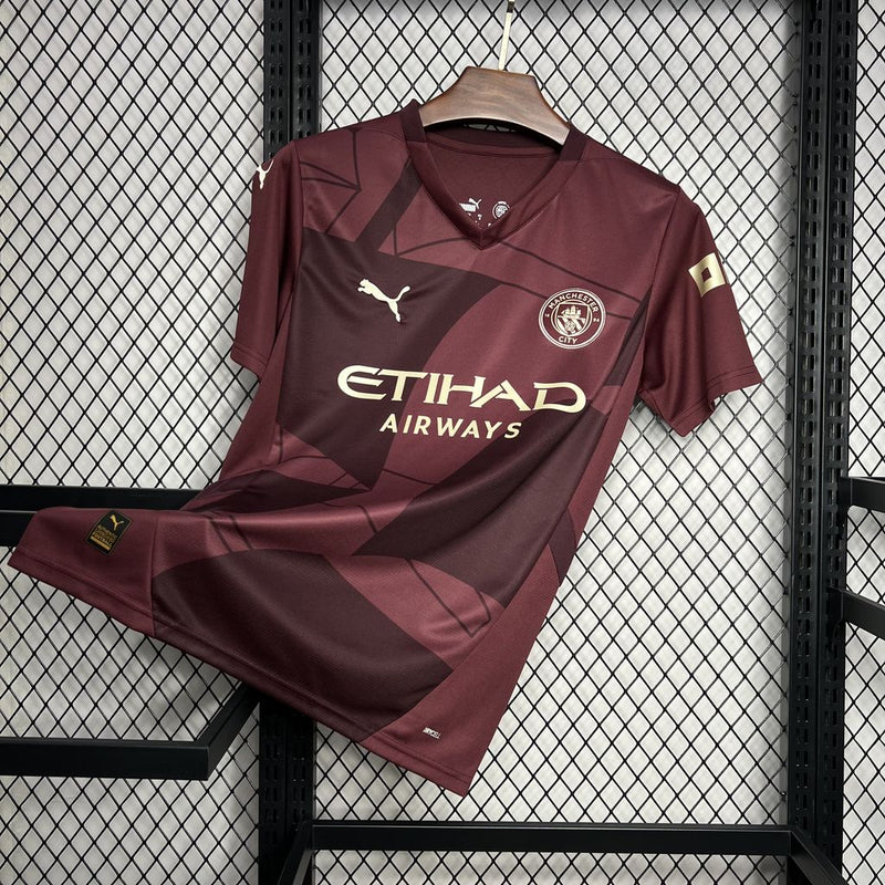 CAMISA DO MANCHESTER CITY 24/25 VERMELHO