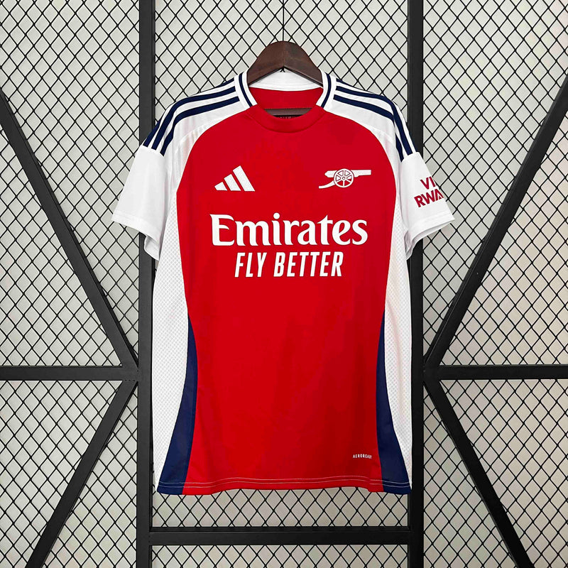 CAMISA DO ARSENAL 24/25 VERMELHO E BRANCO