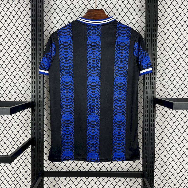 CAMISA DO INTER DE MILAN 24/25 AZUL E PRETO EDIÇÃO ESPECIAL