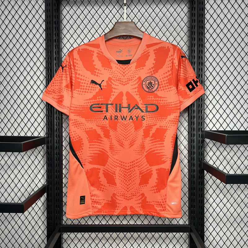 CAMISA DO MANCHESTER CITY 24/25 LARANJA